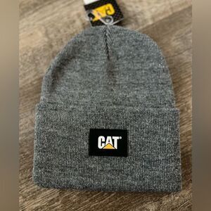 Caterpillar CAT Label Cuff Beanie- Gray